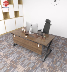 Bàn Quản Lý X Concept Chân Chữ X Sắt Hộp Sơn Tĩnh Điện