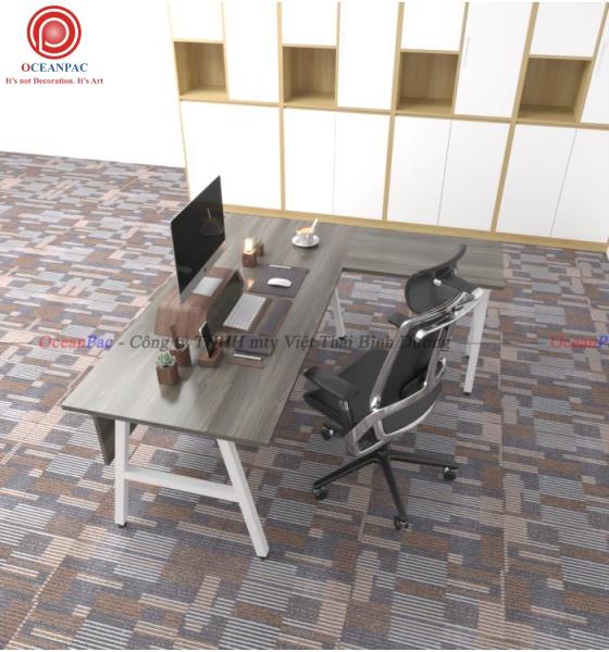 Bàn Quản Lý A Concept Chân Chữ A Sắt Hộp Sơn Tĩnh Điện.