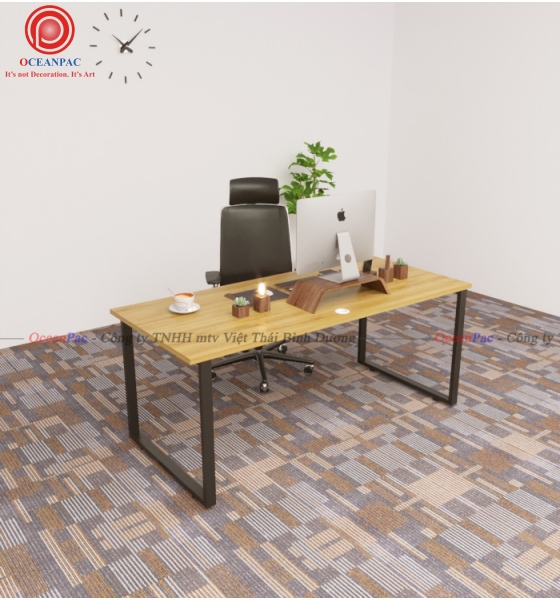 Bàn Nhân Viên Rectangle Concept Chân Sắt Hộp Sơn Tĩnh Điện.