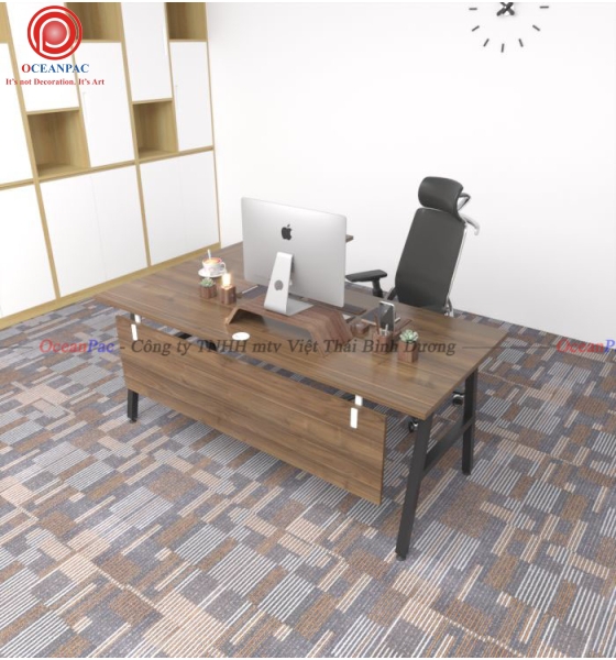 Bàn Quản Lý A Concept Chân Chữ A Sắt Hộp Sơn Tĩnh Điện.