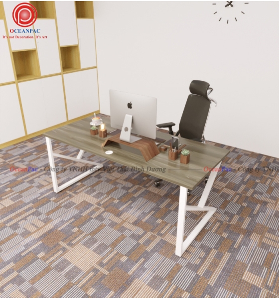 Bàn Nhân Viên K Concept Chân Sắt Hộp Sơn Tĩnh Điện.